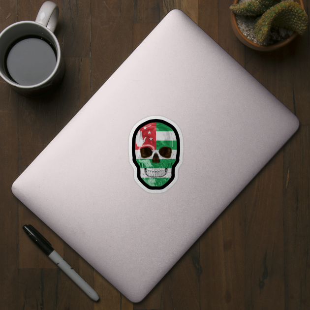 Abkhazia Flag Skull - Gift for Abkhazian With Roots From Abkhazia by Country Flags